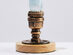 Blue Lamp & Vintage Round Base