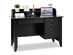 Costway Computer Desk PC Laptop Writing Table Workstation Student Study Furniture - Black