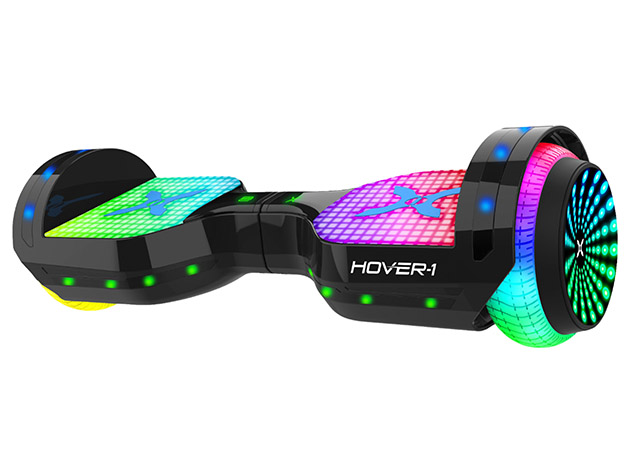 Hover-1™ ASTRO Hoverboard with LED Lights & Built-In Bluetooth Speaker - Black (Certified Refurbished)