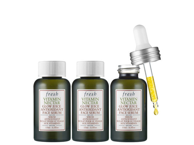 Fresh Vitamin Nectar Glow Juice Antioxidant Face Serum - Set of 3 - (0.5oz x 3)