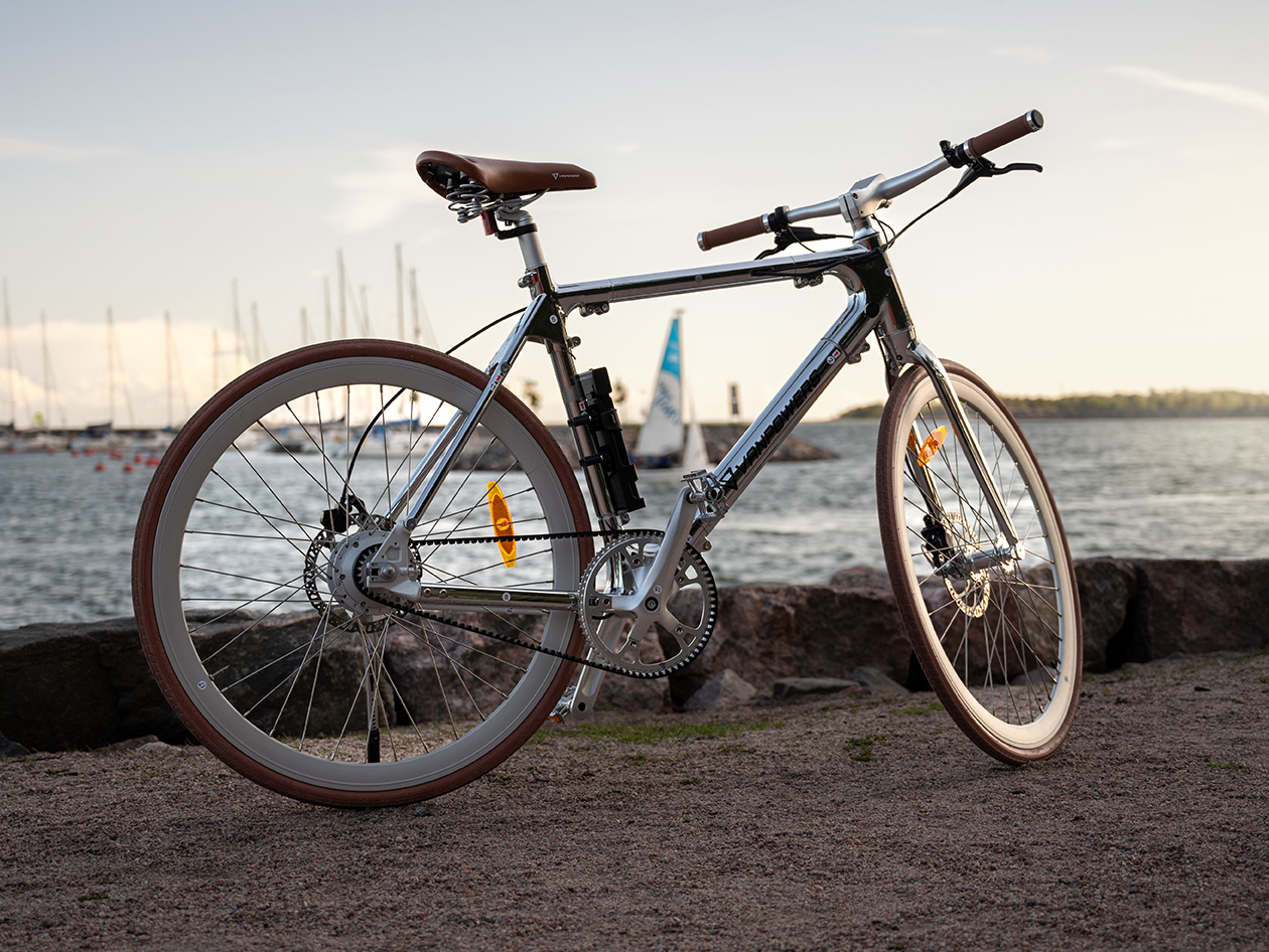 Vanpowers City Vanture 350W Commuter e-Bike (Silver)