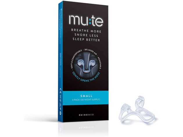 Rhinomed Mute-Breathe More Snore Less-Nasal Device, 30 Night Supply ...