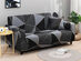 Modern Sofa Slipcover (Grey Triangle Pattern/2 Seater)