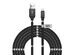 Aduro Fidget Magnetic Self-Winding Lightning Cable (6Ft/Black)