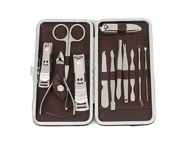 Only Pretty & Clean Nails with This Set of Clippers, Pedicure Pliers, Tweezers, Scissors, and More