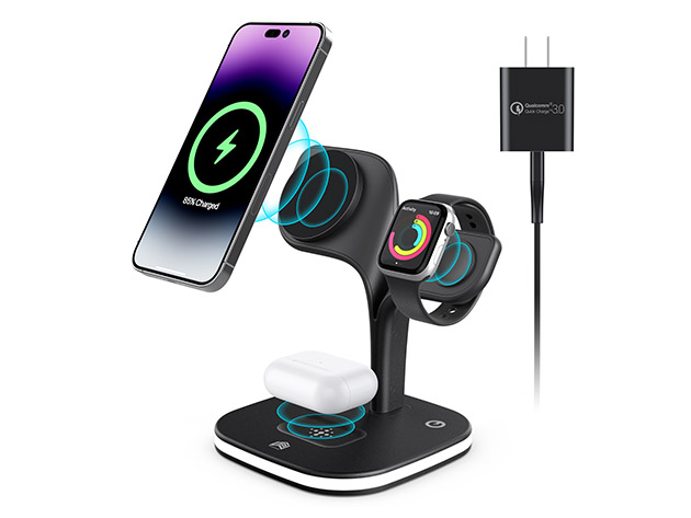 5-in-1 Magnetic Wireless Charger (Compatible with Apple MagSafe)