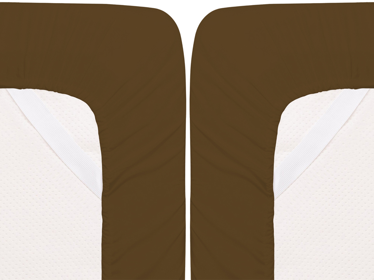 Super-Soft 1800 Series Bamboo Blend 3-Piece Sheet Set (Chocolate/Twin)