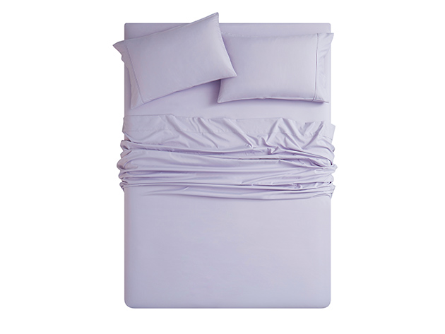 6-Piece Bamboo Comfort Luxury Sheet Set (Lilac/Full)