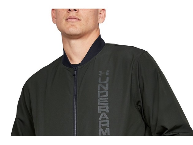 Under Amour Men's Unstoppable Storm Bomber Jacket Charcoal Size X-Large