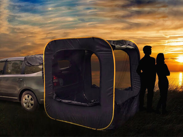 Extended Pop-Up Car Tent | DudeIWantThat Exclusives