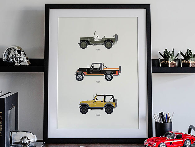 The Grandfather of 4x4 Jeep Poster (18"x 24")