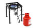Goplus Portable Propane 200000-BTU Single Burner Outdoor Camp Stove w Adjustable Legs - Black