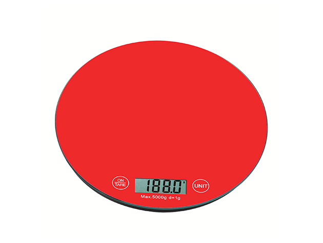 Chef's Circle Digital Kitchen Scale (Red)