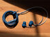 Sleeper Loop Silicone Unibody 3.5mm Aux Earphones (Blue)