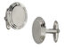 Stainless Steel Polished Chisel Cuff Links for Him