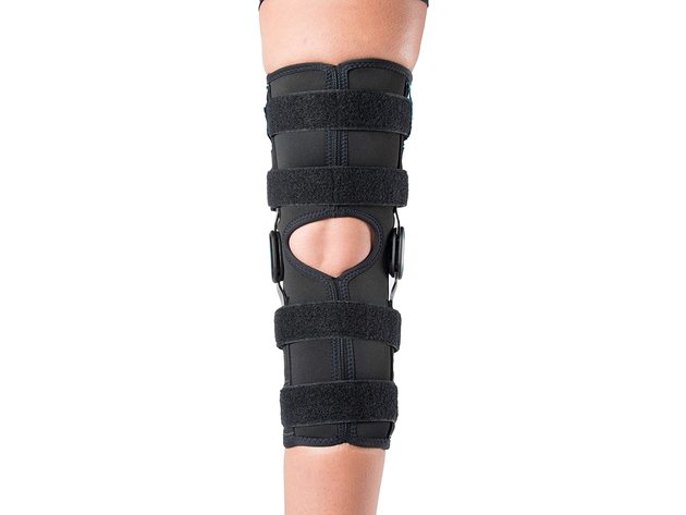 Ossur Formfit Range of Motion Short Knee Sleeve, Medium: 18.5 Inches - 21 Inches Circumference, Black