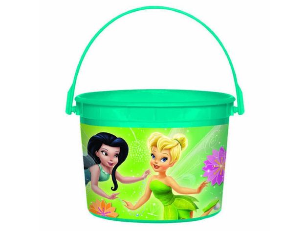 Tinkerbell Plastic Favor Bucket Container ( 1pc )