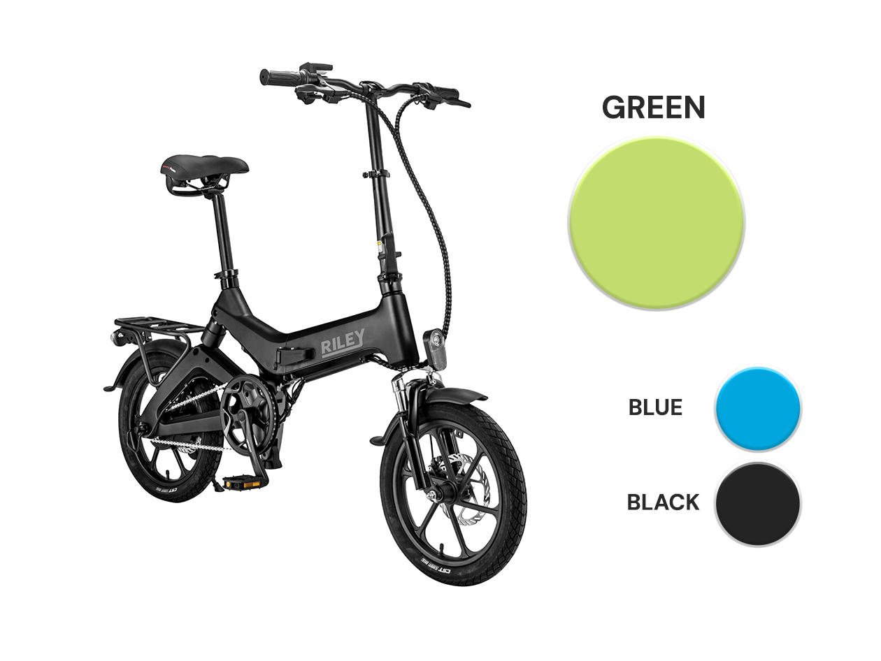 Riley RB1 Folding Electric Bike Green