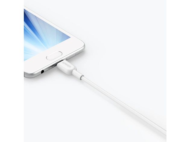 Anker USB C to USB C 2.0 Cable Powerline Delivery PD Charging for MacBook Pro, White (New Open Box)