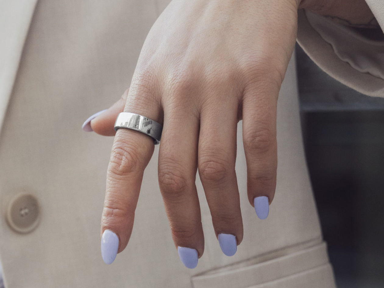 Circular Ring 2 - Advanced Health & Fitness Tracker Smart Ring (Silver/Size 13)