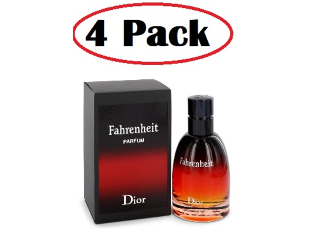 4 Pack of FAHRENHEIT by Christian Dior Eau De Parfum Spray 2.5 oz