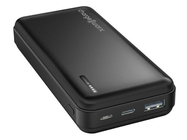 Chargeworx 10,000mAh Dual USB Compact Power Bank (Black)
