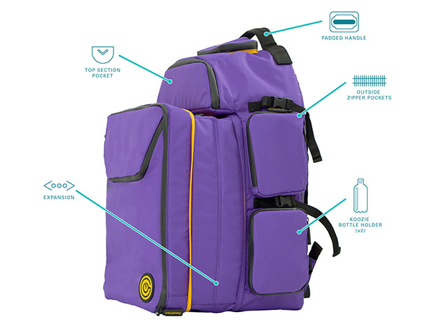 Ultimate Board Game Backpack (Purple)