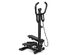 Goplus Twist Stair Stepper Machine W/Handlebar Monitor Resistance Bands Fitness - Black