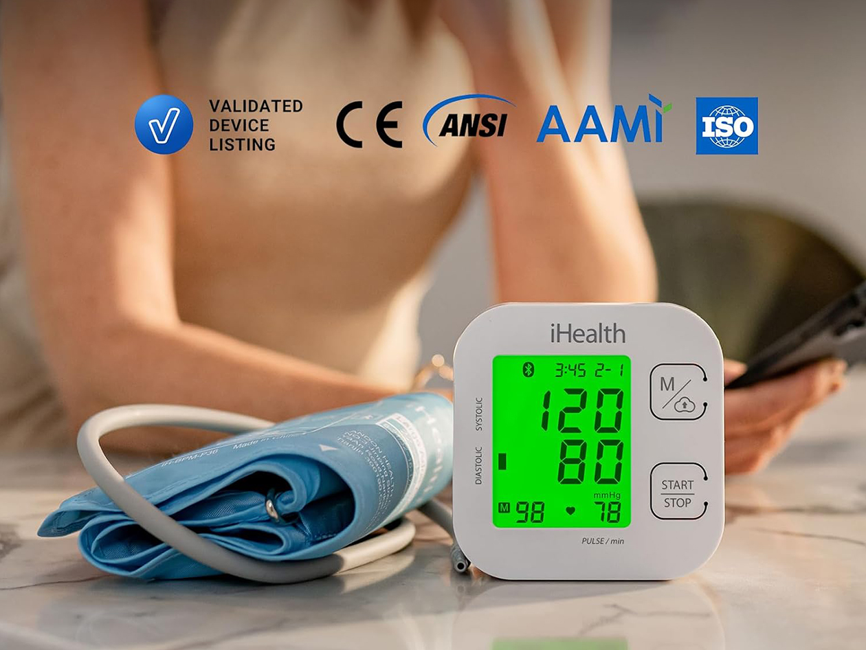 iHealth Connected Upper Arm Blood Pressure Monitor