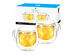 Joliette 1250ml Glass Teapot with Fresno Glass Double Wall Cups