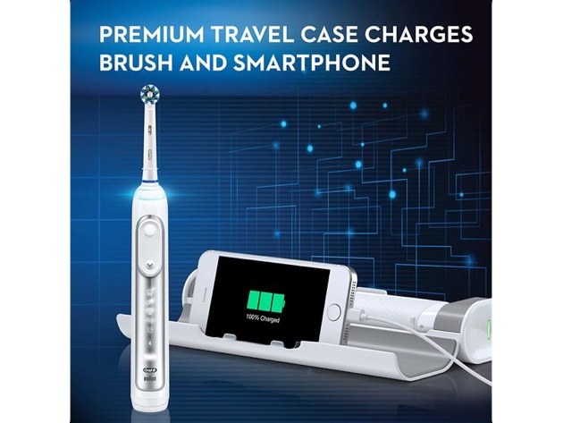 Oral-B 8000 Electronic Rechargeable Toothbrush Powered by Braun (Distressed Box)