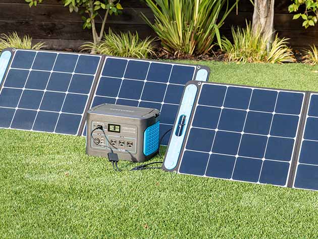 Geneverse Solar Generator: HomePower ONE + SolarPower ONE