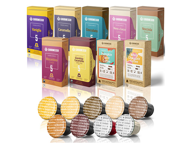 Gourmesso Flavored K-Cup 15-Pack Bundle: Limited Edition Flavors