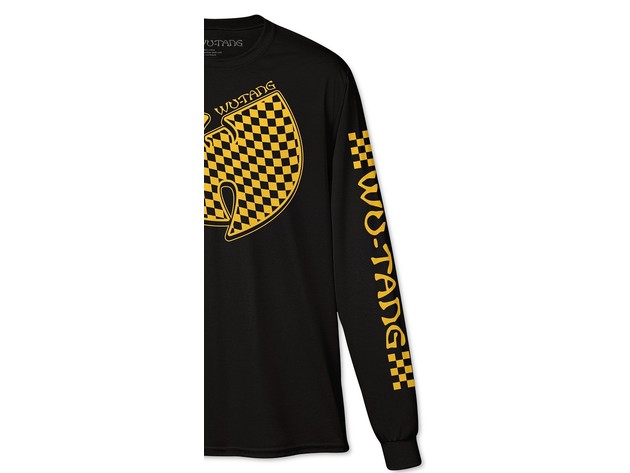 Wu Tang Clan Men's Long-Sleeve T-Shirt Black Size Small