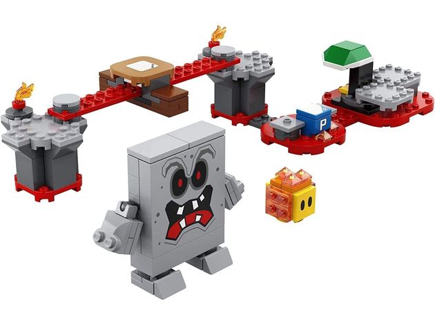LEGO Super Mario Adventures Whomp's Lava Trouble Expansion Set Building Kit, 133 Pieces (New Open Box)