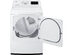 LG DLE7100W 7.3 Cu. Ft. White Electric Dryer with Sensor Dry
