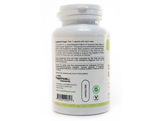 LuckyVitamin - Digestive Enzymes - 120 Veg Capsules