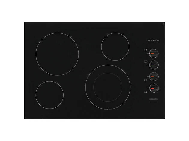 Frigidaire FFEC3025UB 30 inch Black 4 Burner Electric Cooktop