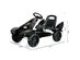 Go Kart Pedal Powered Kids Ride on Car 4 Wheel Racer Toy w/ Clutch & Hand Brake - Black