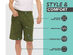 Athletic Shorts for Men with Pockets (3-Pack, Set C/3X-Large)