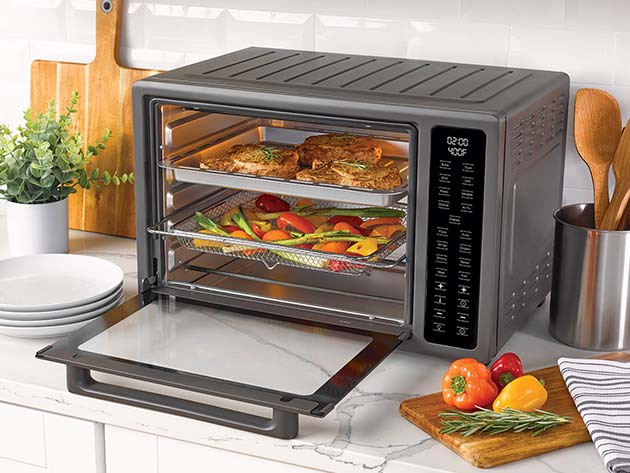 Sur La Table 1.1 Cu. Ft. Multifunctional Air Fryer Toaster Oven