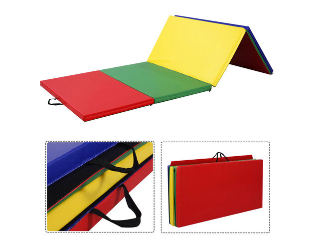 4'x8'x2 Folding Mats - Gymnastics and Tumbling Mats