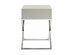 Gekko Side Table Nightstand Chrome Grey