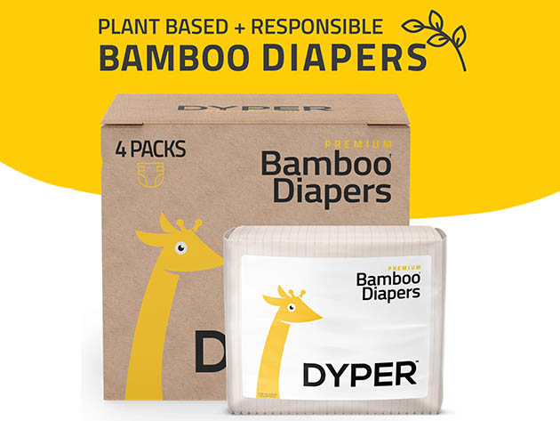 DYPER Bamboo Baby Diapers Gift Card: 1-Month Subscription