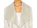 Bar III Women's Flyaway Faux-Leather Jacket Beige Size Medium