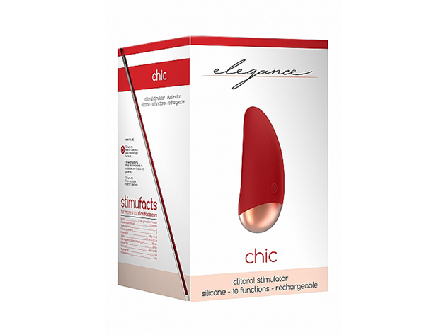 Elegance Chic Clit Stimulator - Red