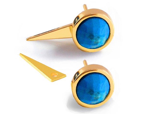 Sonia Hou FIRE Gemstone Earrings (Turquoise)