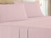 The Luxe 4-Piece Microfiber Bed Sheet Set (Pink/King)