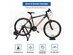 Costway Magnetic Indoor Bicycle Bike Trainer Exercise Stand 8 levels of Resistance - Black
