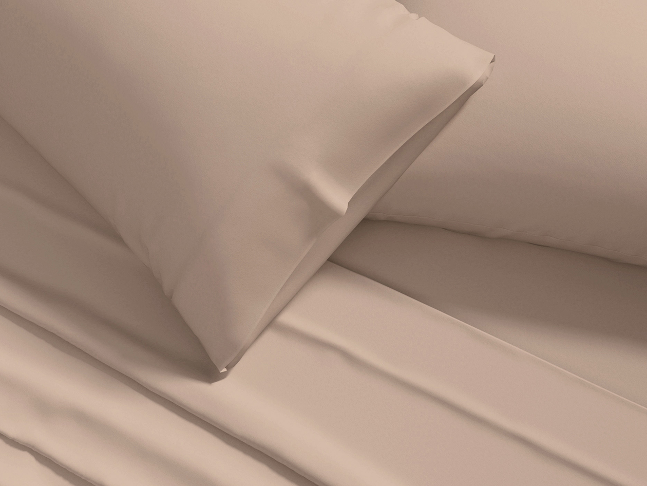 4-Piece Pre-Washed Microfiber Sheet Set (Rose/Queen)